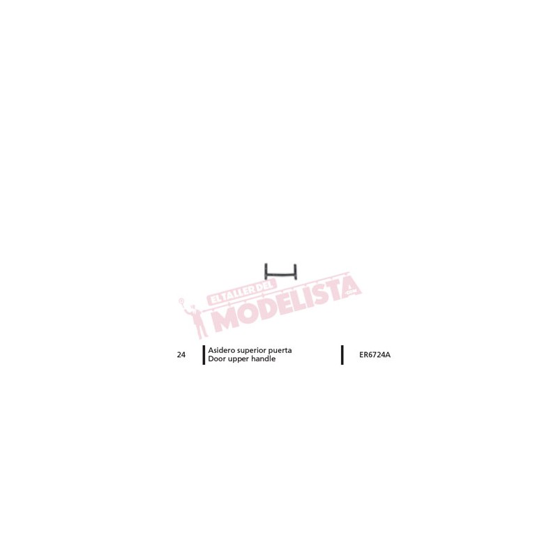 Door upper handle for RENFE class 8604.