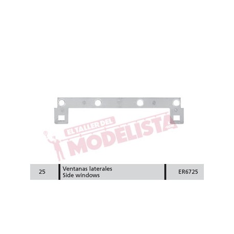 Side windows for 276. ELECTROTREN ER6725