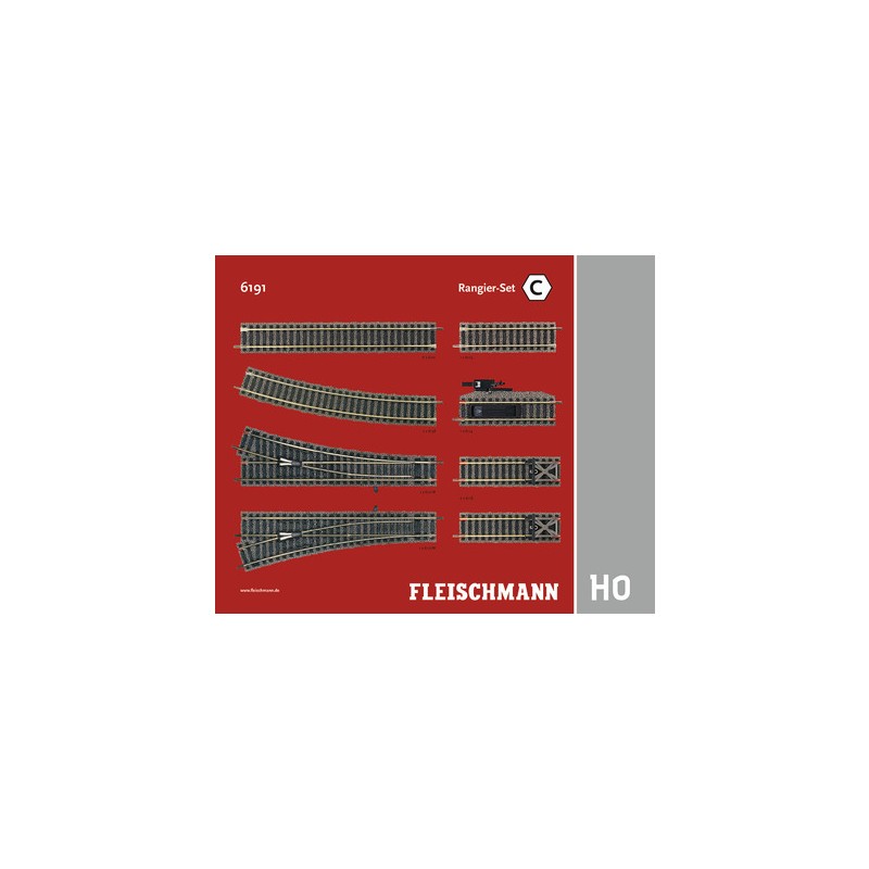 Track pack. Station Set C. FLEISCHMANN 6191