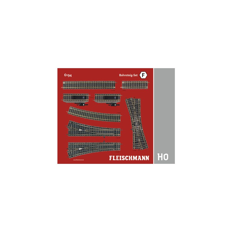 Track pack. Station Set F. FLEISCHMANN 6194 Track pack. Station Set F. FLEISCHMANN 6194