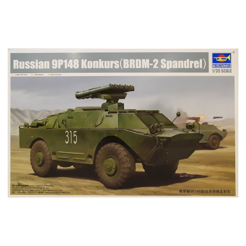 Russian 9P148 Konkurs. TRUMPETER 05515