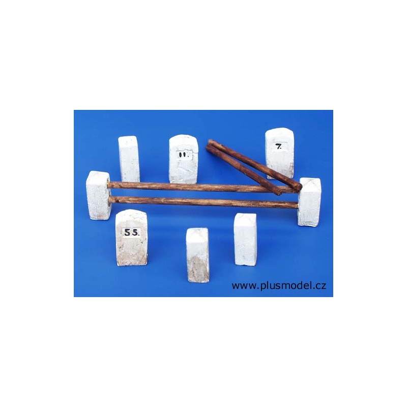 Vallado con hitos de piedra. PLUS MODEL 084