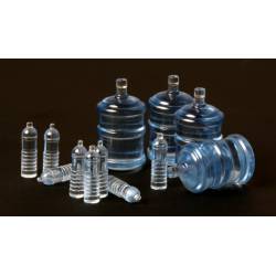 Botellas de agua.
