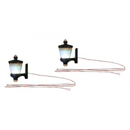 Entry wall mount lights (x2). WOODLAND SCENICS JP5655