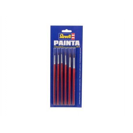 6 assorted quality brushes. REVELL 29621