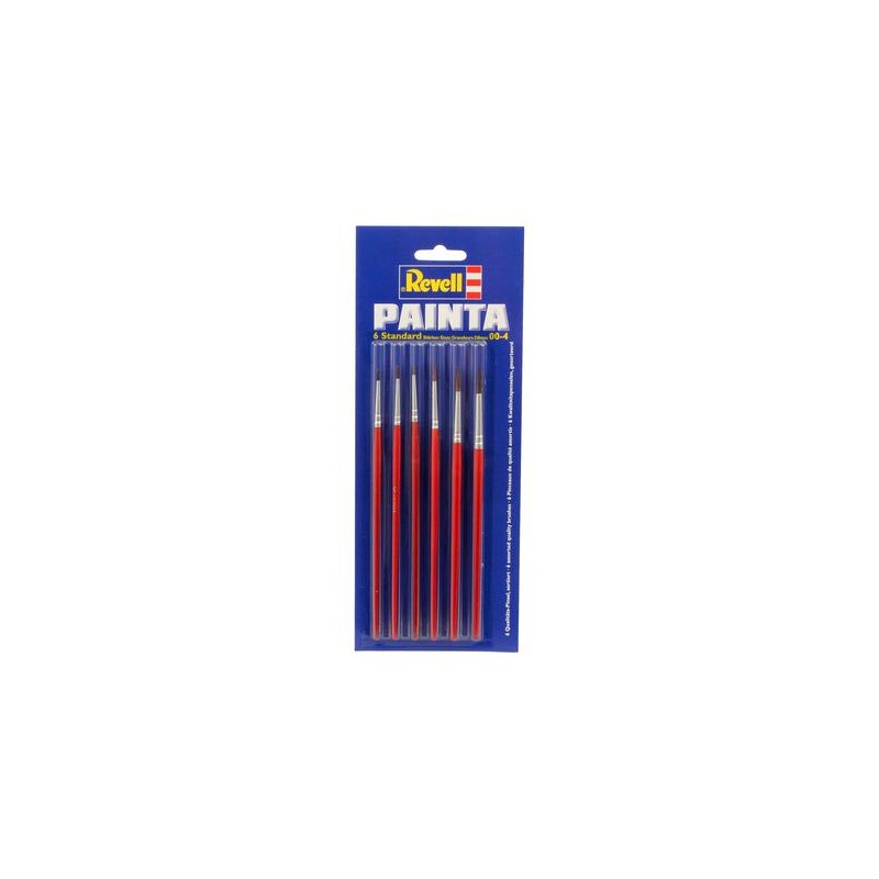 Set de 6 pinceles standard. REVELL 29621