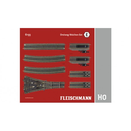 Track pack. Station Set E. FLEISCHMANN 6193