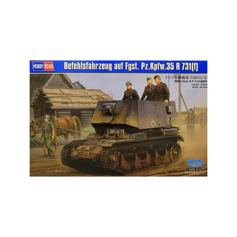 Befehlsfahrzeug auf Fgst. Pz.Kpfw.35 R731(f). HOBBYBOSS 83809