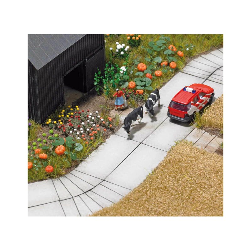 Pavimento de placas de hormigón. BUSCH 8136