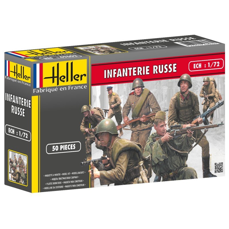 WWII Russian Infantry. HELLER 49603 WWII Russian Infantry. HELLER 49603