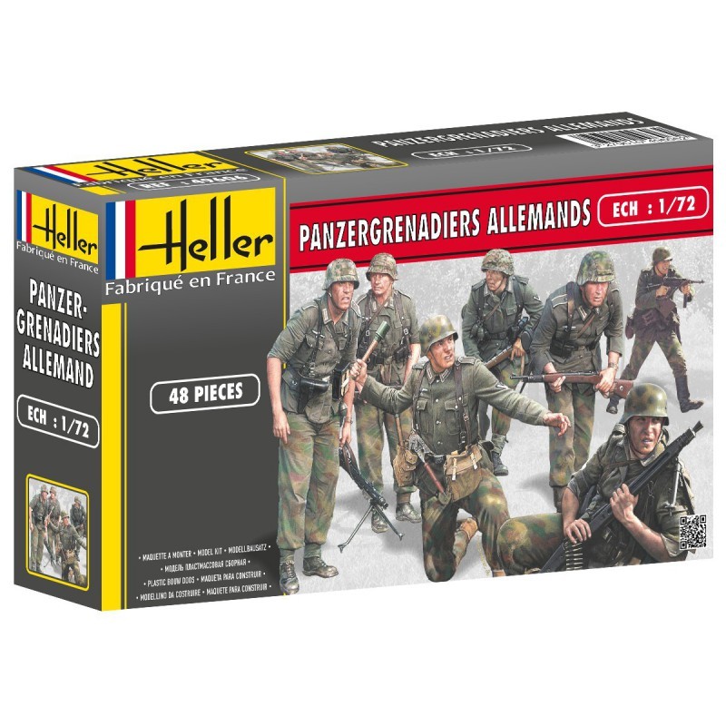 Panzergranaderos alemanes. WWII. HELLER 49606 Panzergranaderos alemanes. WWII. HELLER 49606