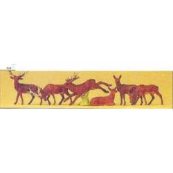 Stags and dogs. PREISER 10179