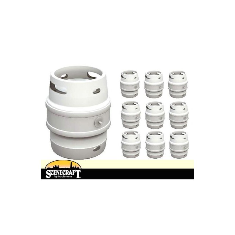 Metal beer kegs. SCENECRAFT 44-520