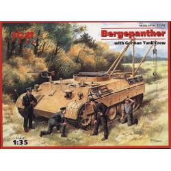 Bergepanther com tripulação.