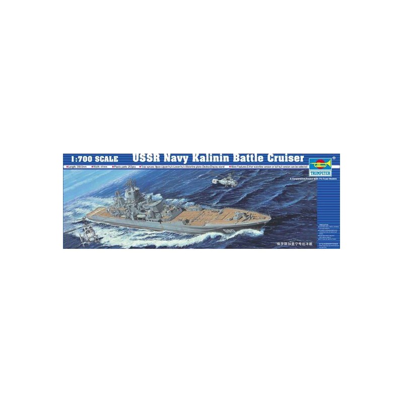 USSR Navy Kalinin battle cruiser. TRUMPETER 05709