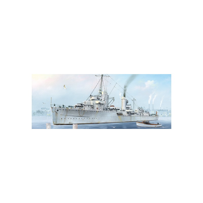 German Zerstorer Z-7 1942. TRUMPETER 05793