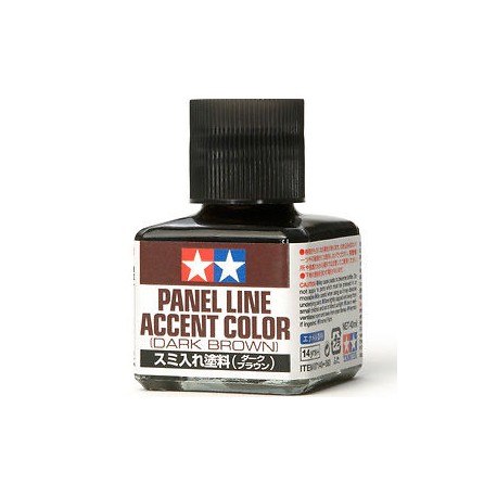 Panel Line: Dark Brown color. TAMIYA 87140