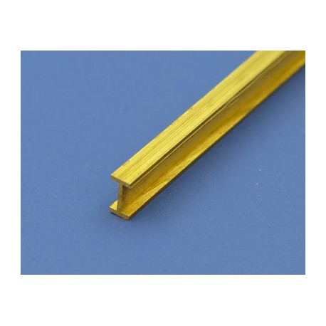 Brass I beam, 2 x 1 mm. ALBION IB2