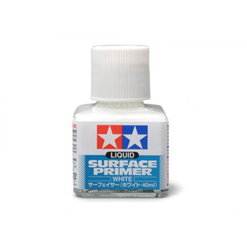 Liquid Surface Primer - Blanco. 40ml. TAMIYA 87096