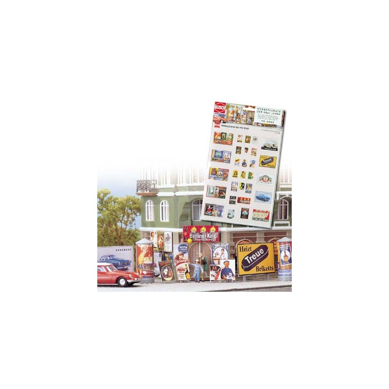 Carteles decorativos. BUSCH 6002 Carteles decorativos. BUSCH 6002