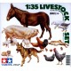 Livestock set. TAMIYA 35128