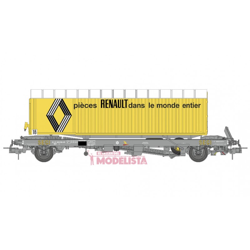 Plataforma Kanguro con trailer "Renault". REE WB-339.1 Plataforma Kanguro con trailer "Renault". REE WB-339.1