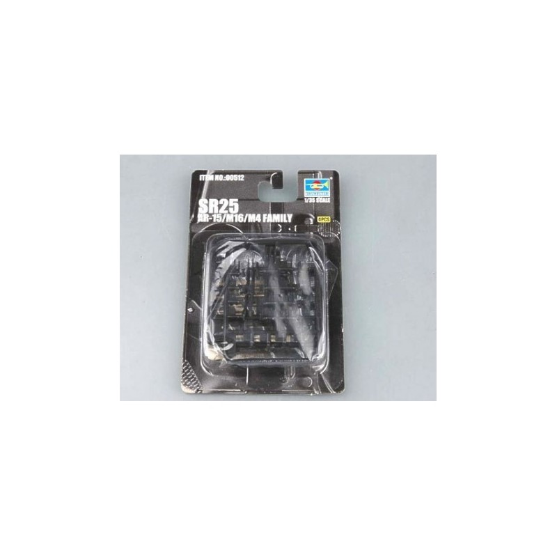 Set armamento SR25. TRUMPETER 00512 Set armamento SR25. TRUMPETER 00512