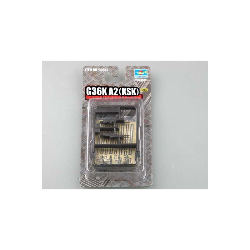 Set armamento alemán G36K A2. TRUMPETER 00517