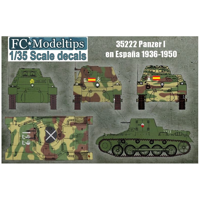 Calcas: Panzer I en España. FCMODELTIPS 35222