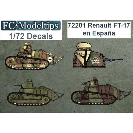 Decal set: FT-17. FCMODELTIPS 72201