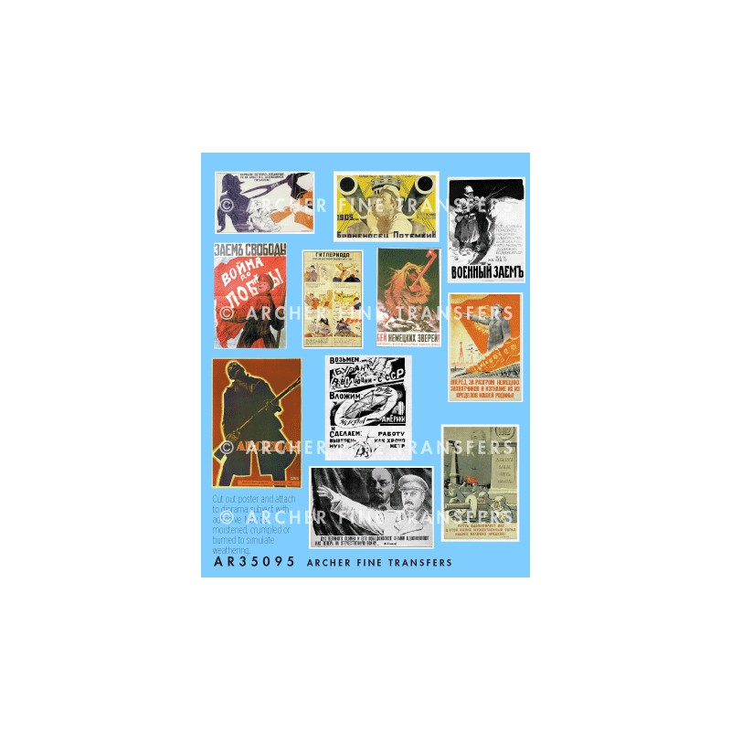 Carteles de propaganda soviéticos. ARCHER AR35095