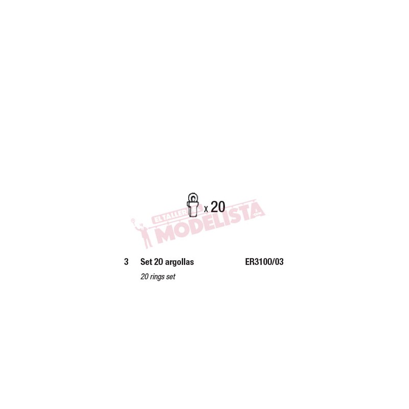 Ring set (x20) for RENFE 321.