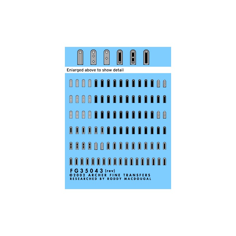 Distintivos de rango, SS. ARCHER FG35043A