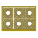 Tree grating set. Squared. ETM 1013