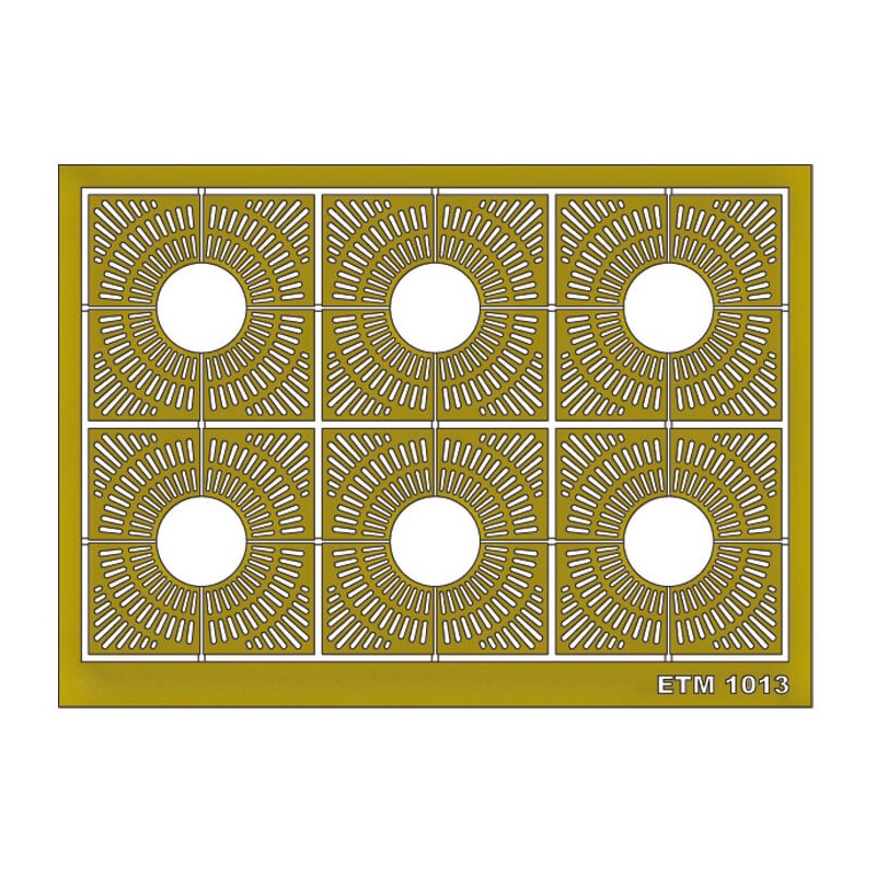 Tree grating set. Squared.