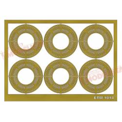 Tree grating set. Round.