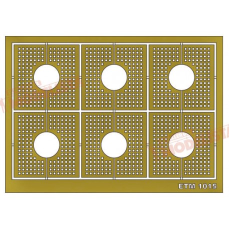 Tree grating set. Squared. ETM 1015