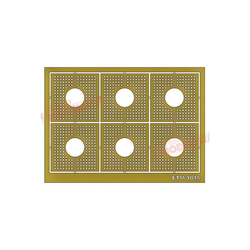 Tree grating set. Squared.
