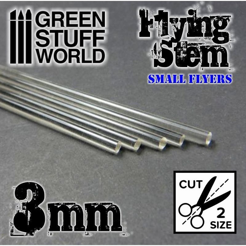 Acrylic rods, round 3 mm. GREEN STUFF WORLD 368136 Acrylic rods, round 3 mm. GREEN STUFF WORLD 368136