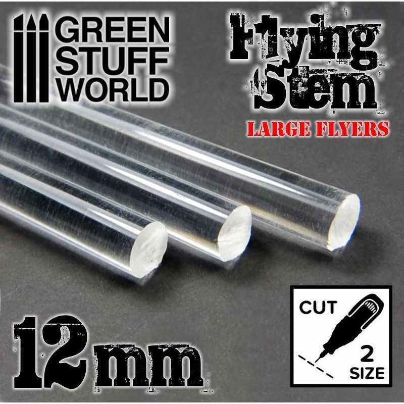 Barras transparentes, 12 mm. GREEN STUFF WORLD 368150 Barras transparentes, 12 mm. GREEN STUFF WORLD 368150