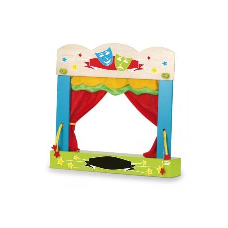 Maletín-teatro para marionetas de dedo. FIESTA T-2749