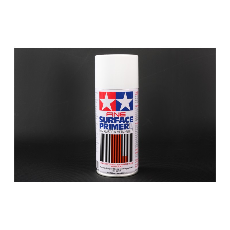 Fine Surface Primer, spray - Blanco. TAMIYA 87044