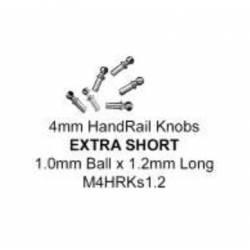 Handrail knobs, 1.2 mm (x12). MARKITS M4HRKS1.2