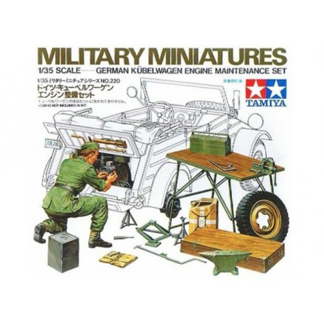 Kuebelwagen Engine Set. TAMIYA 35220