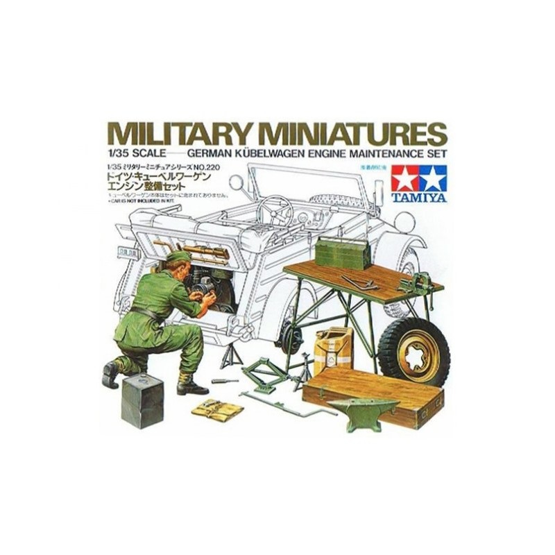 Kuebelwagen Engine Set. TAMIYA 35220