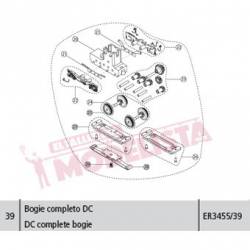 Bogie completo DC para Civia. ER3455/39