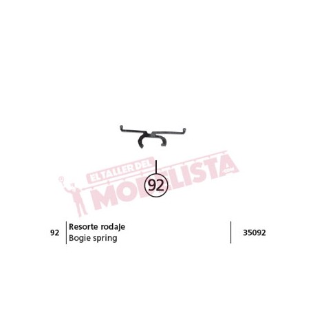 Bogie spring. For AVE S-112. ER35092