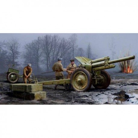 Soviet 122mm Howitzer 1938 M-30, early version. TRUMPETER 02343