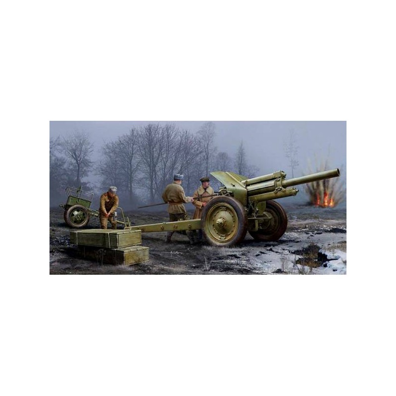 Obús ruso M-30 122mm Howitzer 1938. TRUMPETER 02343