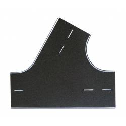 Cruce de carretera, intersección 60º.